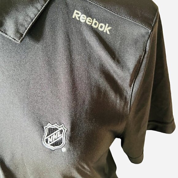 REEBOK NHL Golf Polo Shorts Sleeve Shirt. Size Medium - Picture 3 of 5